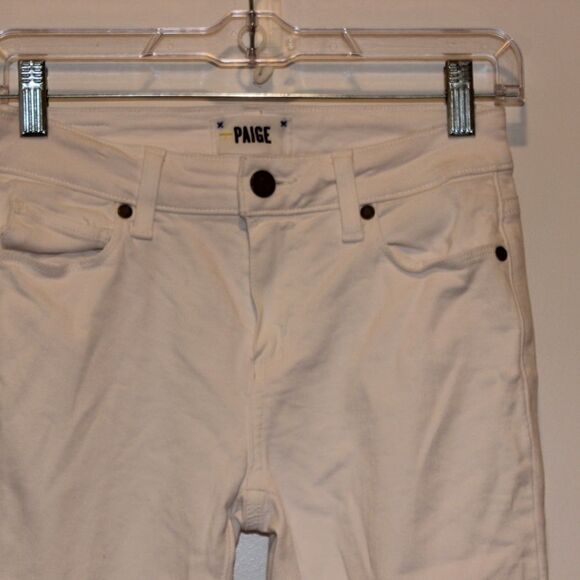 Paige White Verdugo Ankle Skinny Jeans Women Size 26 - Picture 7 of 16